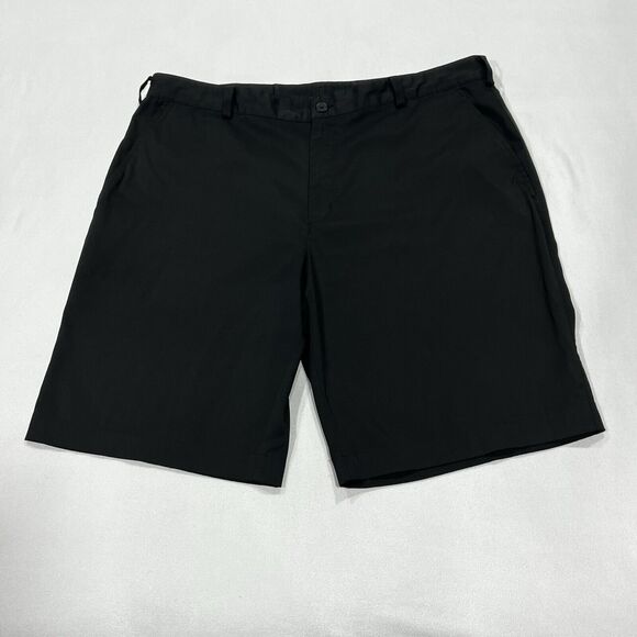 Nike Golf Shorts Men Black Performance Dri Fit Stretch Athletic Chino‎ Size 38 - Picture 2 of 8